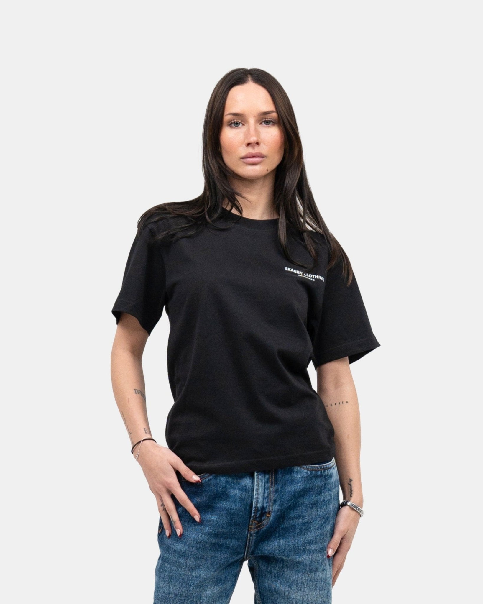 UNMARKED T-shirt Black | Skagen - clothing.dk